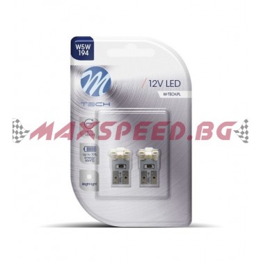 M-TECH Лед крушки W5W T10