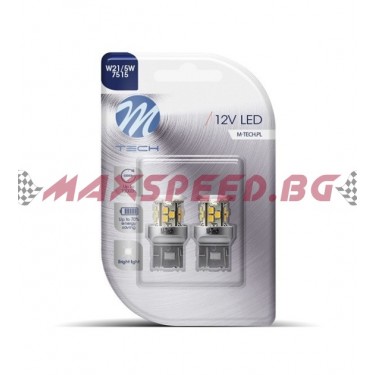 M-TECH Лед крушки 12V T20...
