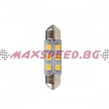 Лед крушка 12V C5W 36mm