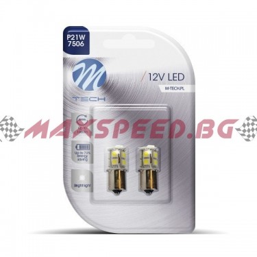 Лед крушка 12V P21W Ba15s